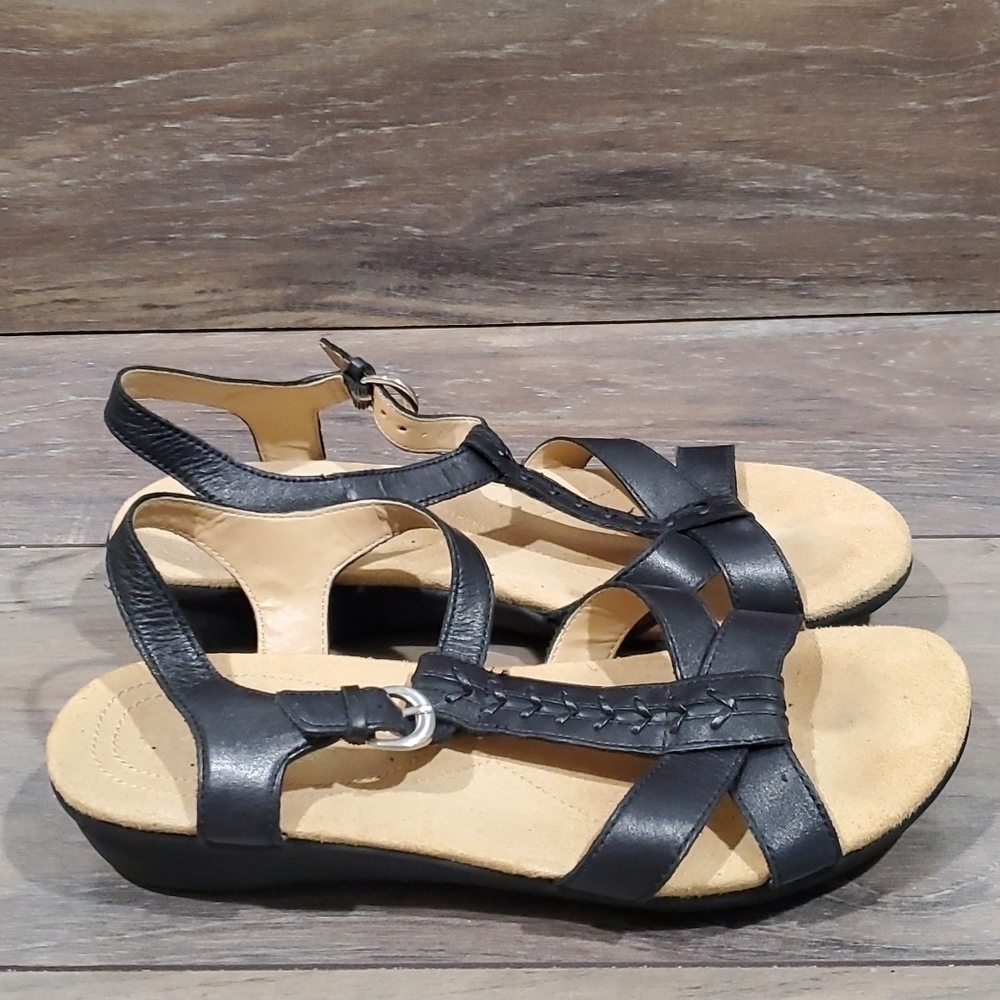 Naturalizer Women Comfort Ankle strap leather shoes sz 10M sandals - Picture 3 of 12